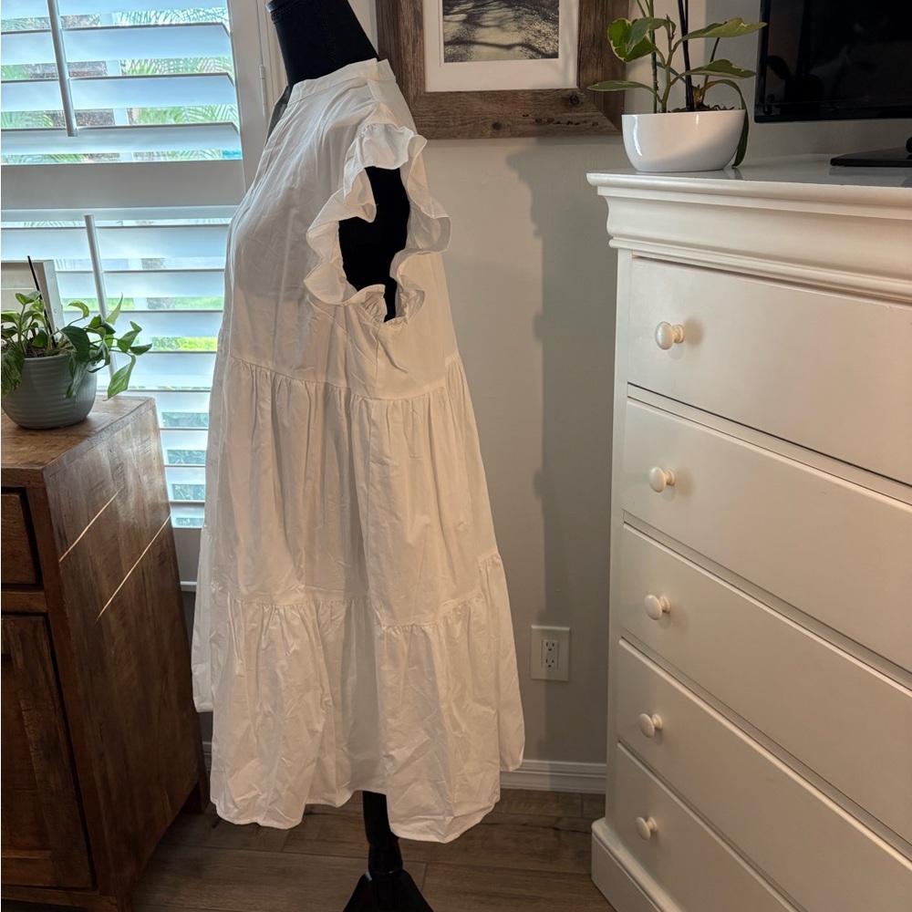 CHIC SOUL
Charmingly Cute Dress - White, 3X - Picture 4 of 10